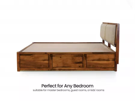 Vesta King Bed with Hydraulic Storage